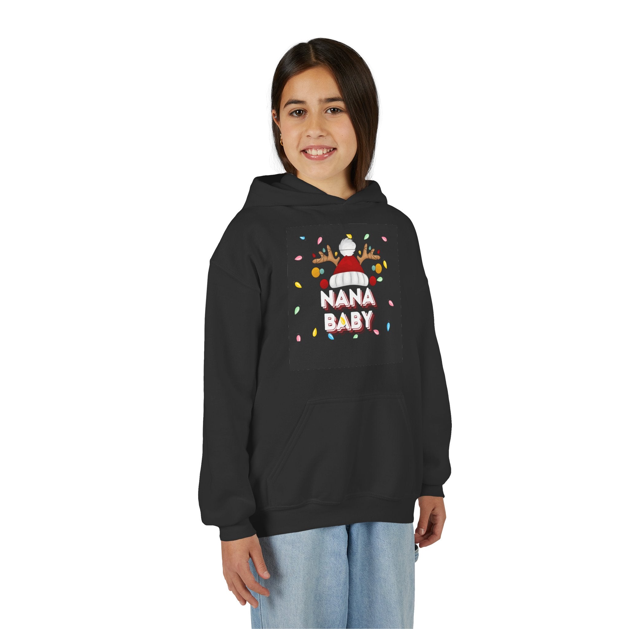 Nana Baby Youth Hoodie — Festive Kids Christmas Sweatshirt