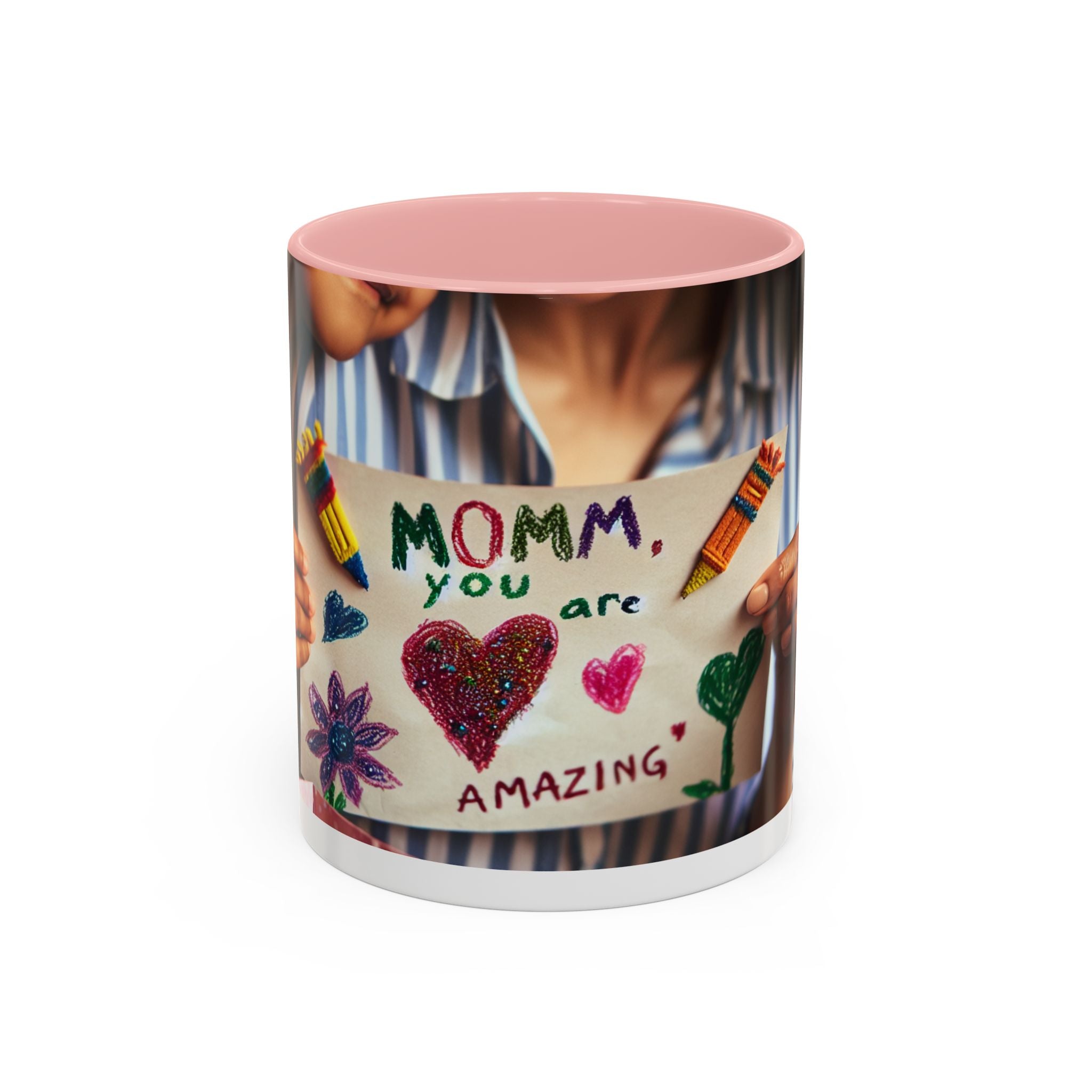 Mommy Appreciation Accent Coffee Mug - Heartfelt Gift for Mother's Day