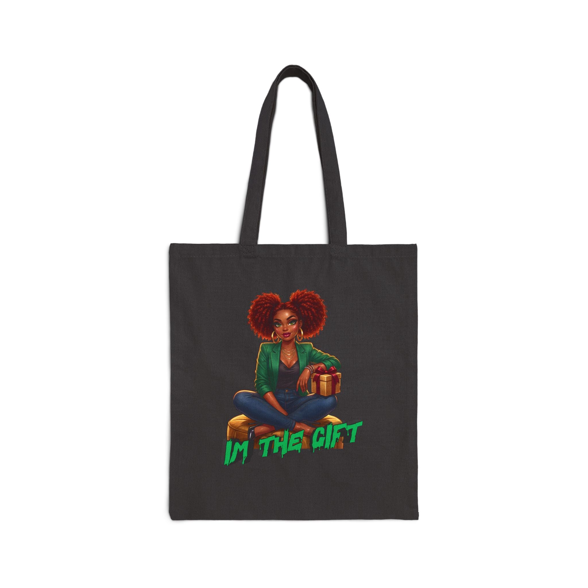 Tote Bag — "I’m The Gift" Afrocentric Graphic Tote