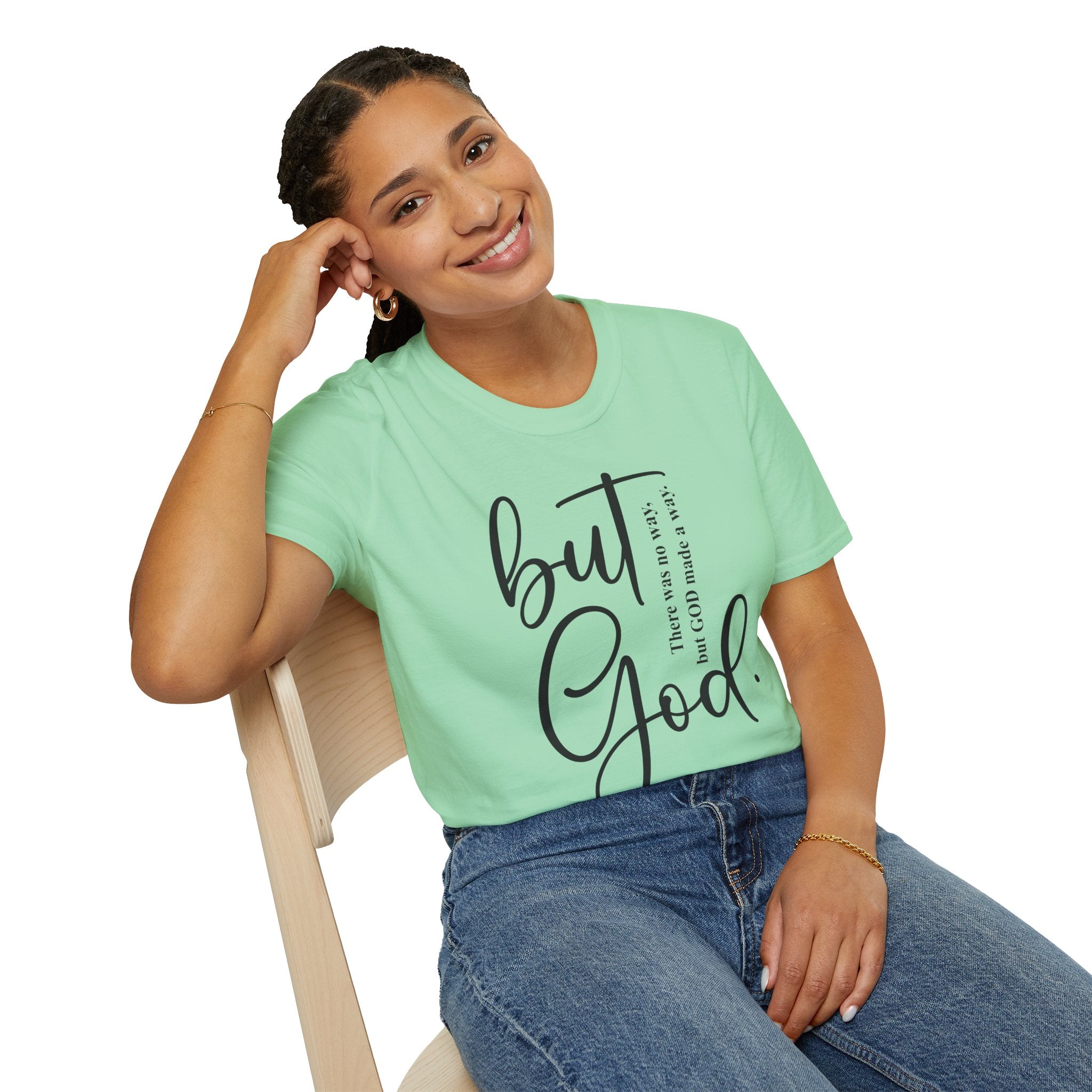 Unisex God Quote T-Shirt, Faith-Based Tee, Christian Apparel, Inspirational Gift, Relaxed Fit Shirt, Everyday Wear