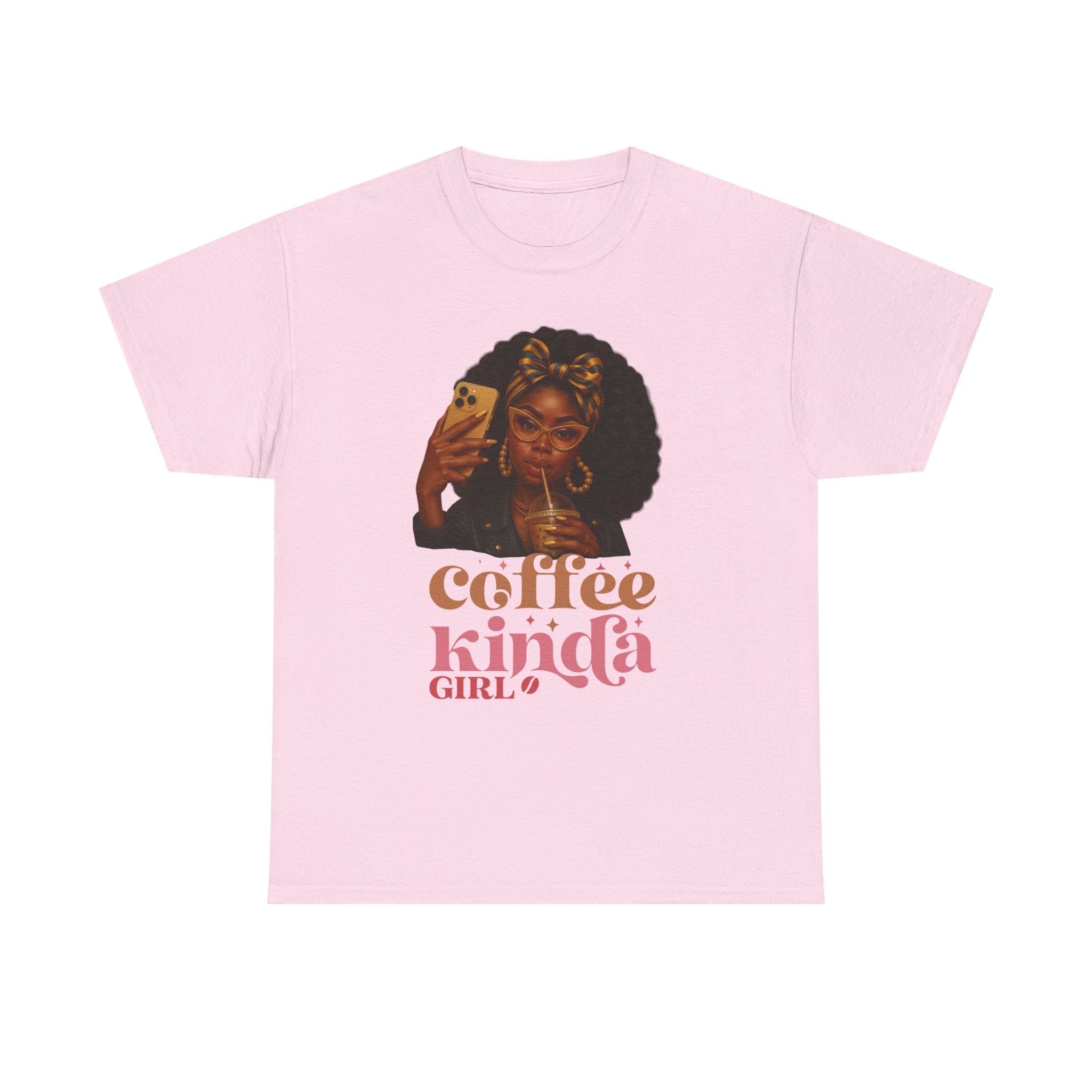 Coffee Kinda Girl Tee – Trendy Cotton T-Shirt for Coffee Lovers