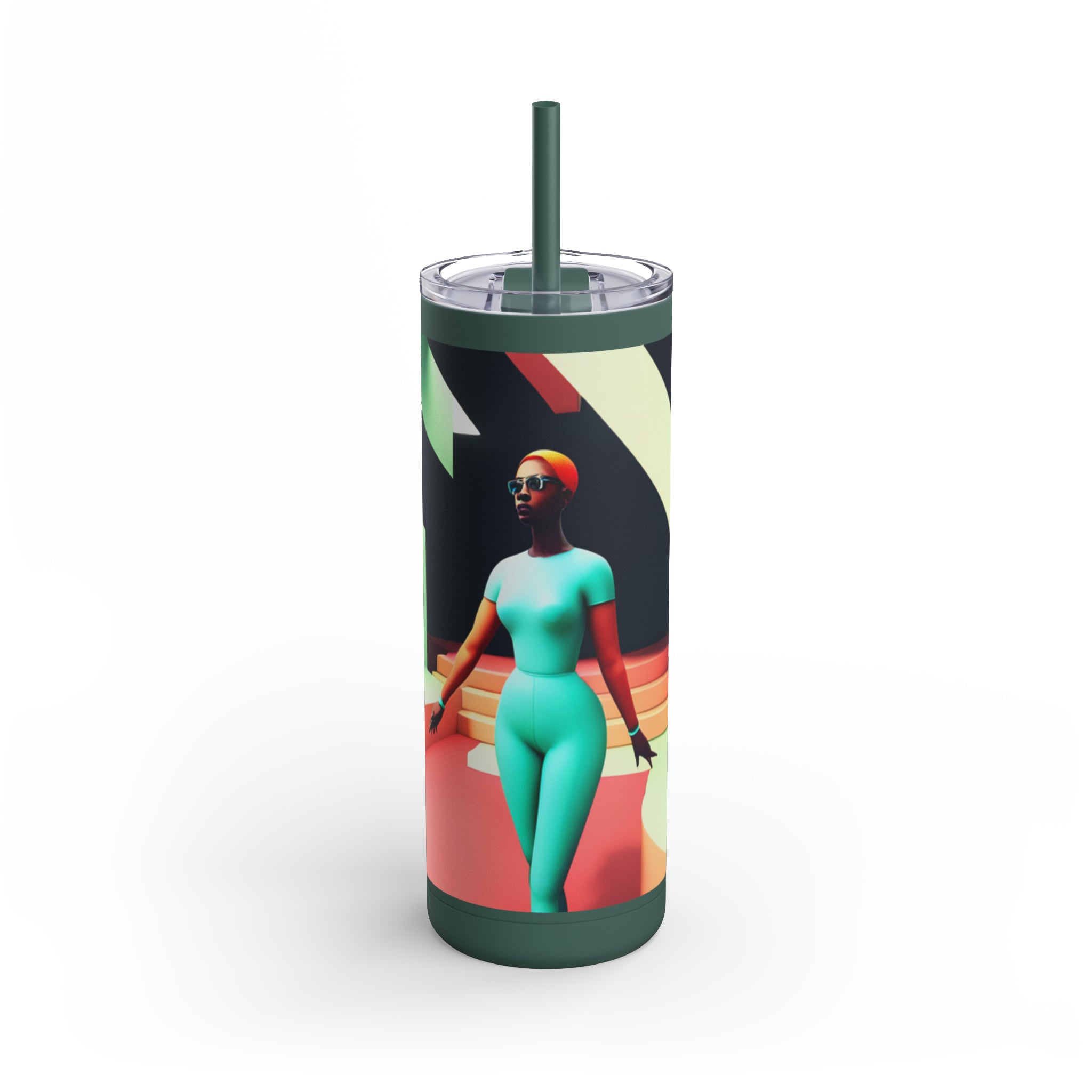 Woman of Color Skinny Matte Tumbler, 20oz - ShopEbonyMonique