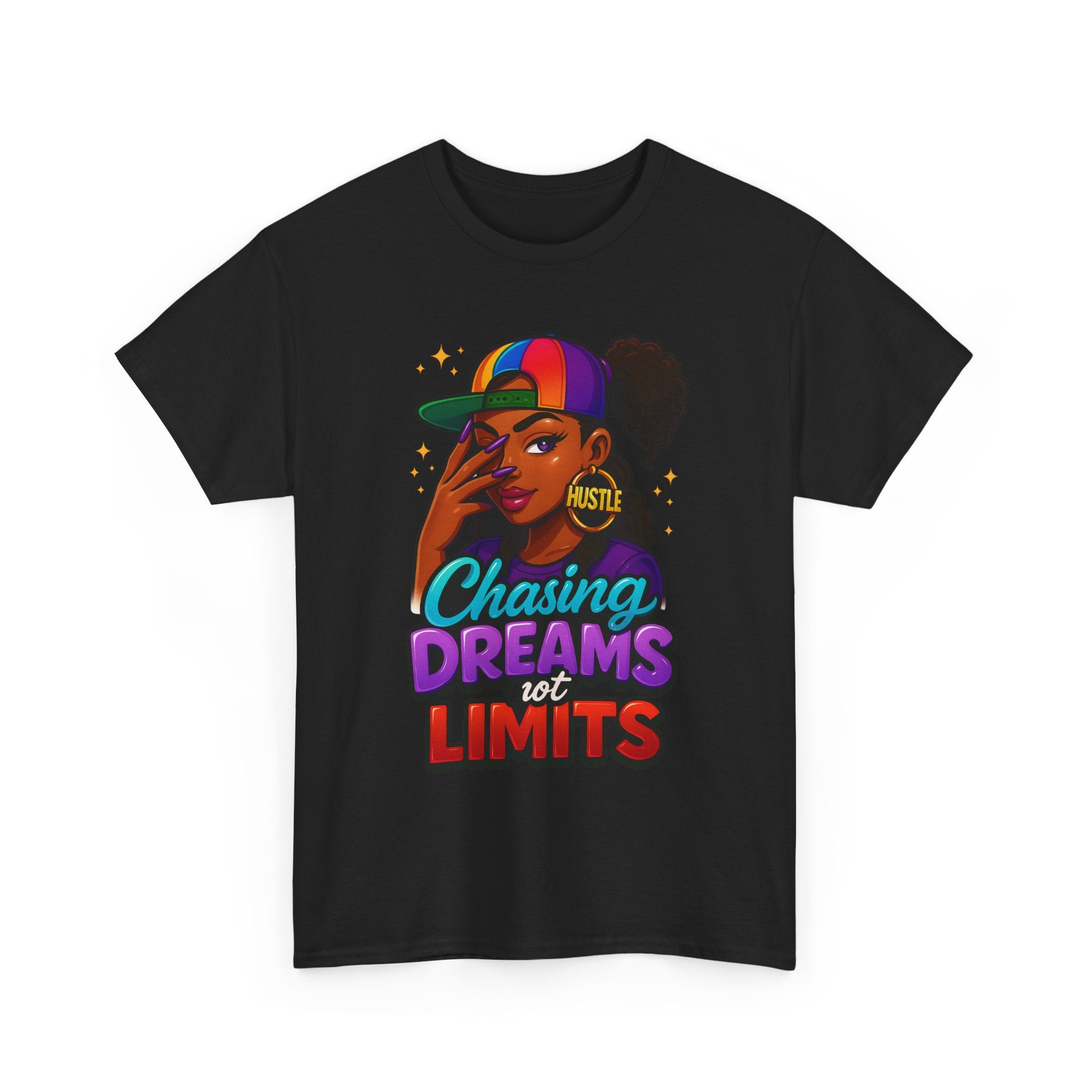 Chasing Dreams Unisex Heavy Cotton Tee - Inspirational Hustle Shirt