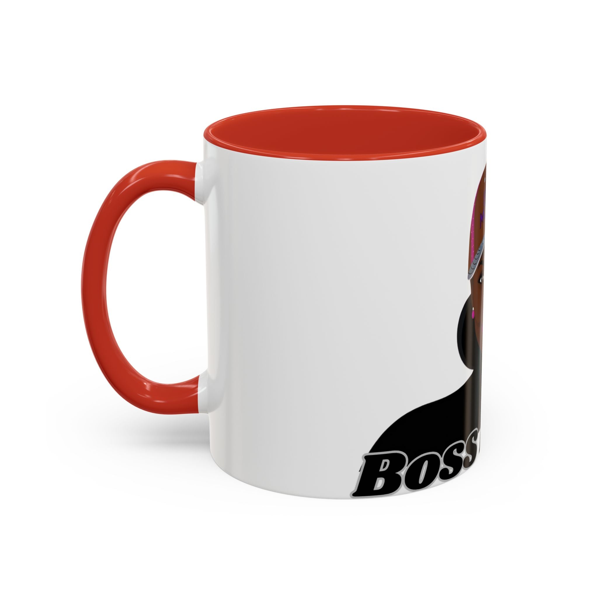 Boss Mama Accent Coffee Mug - Empowerment Gift for Strong Women