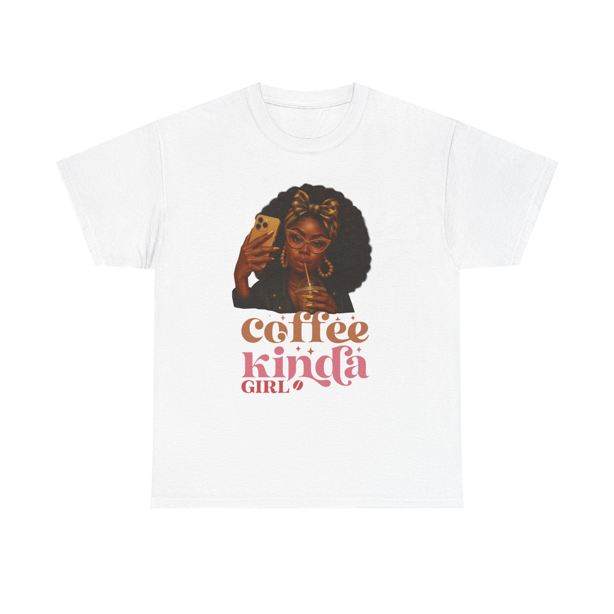 Coffee Kinda Girl Tee – Trendy Cotton T-Shirt for Coffee Lovers