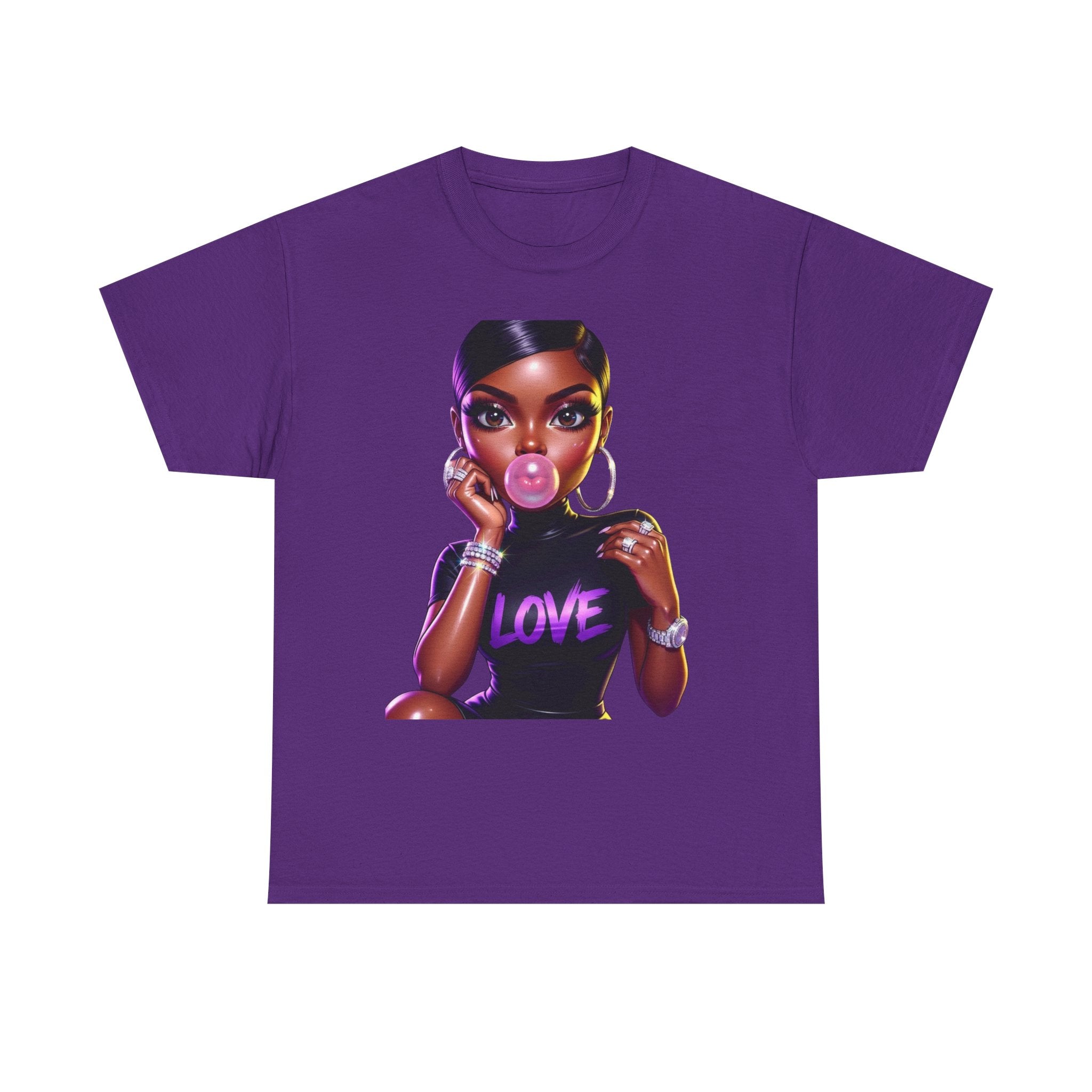 Love Bubblegum Tee — Black Girl Magic Graphic T-Shirt