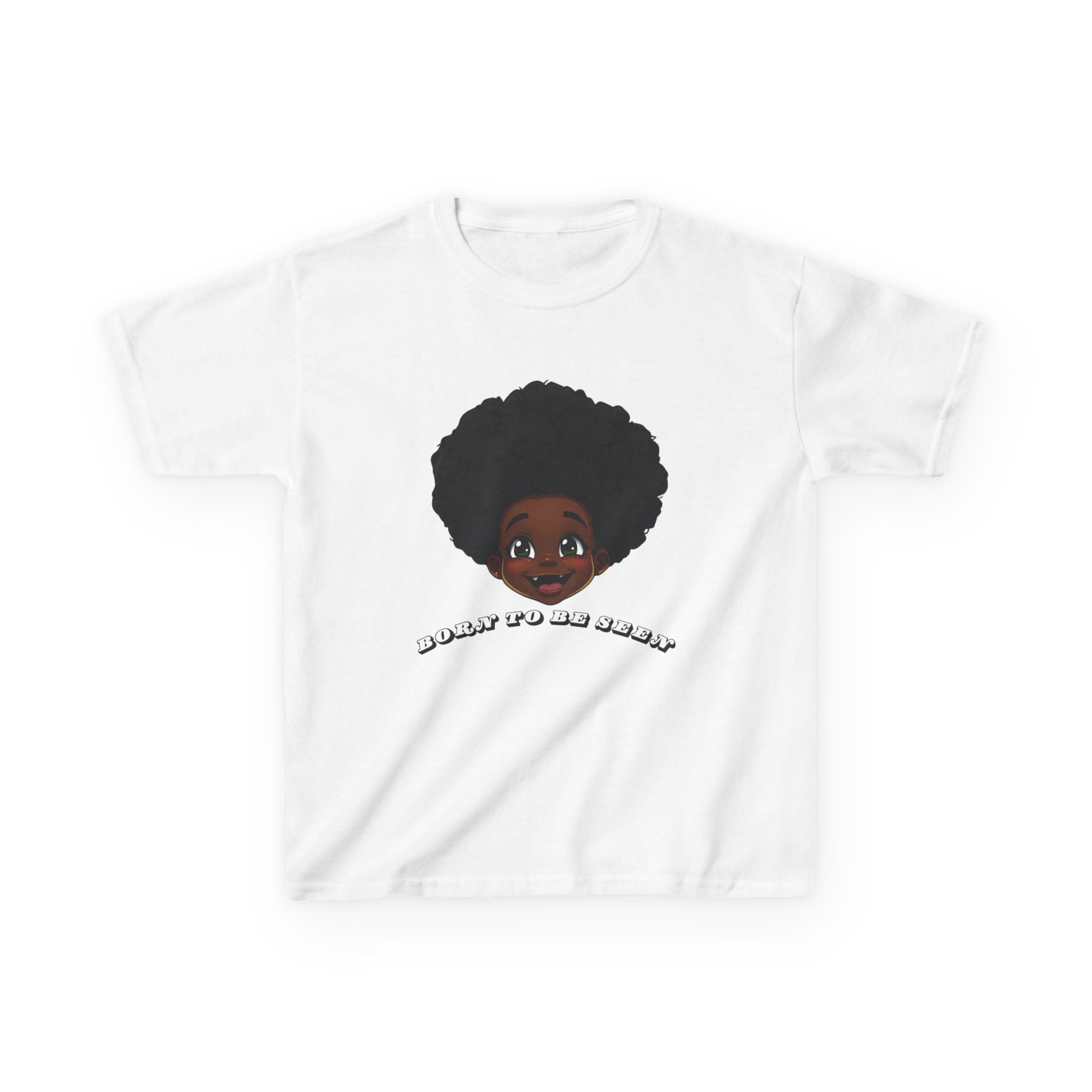Cute Kids Graphic Tee, Fun Child's T-Shirt, Adorable Gift for Kids, Black Child Tee, Playful Summer Shirt