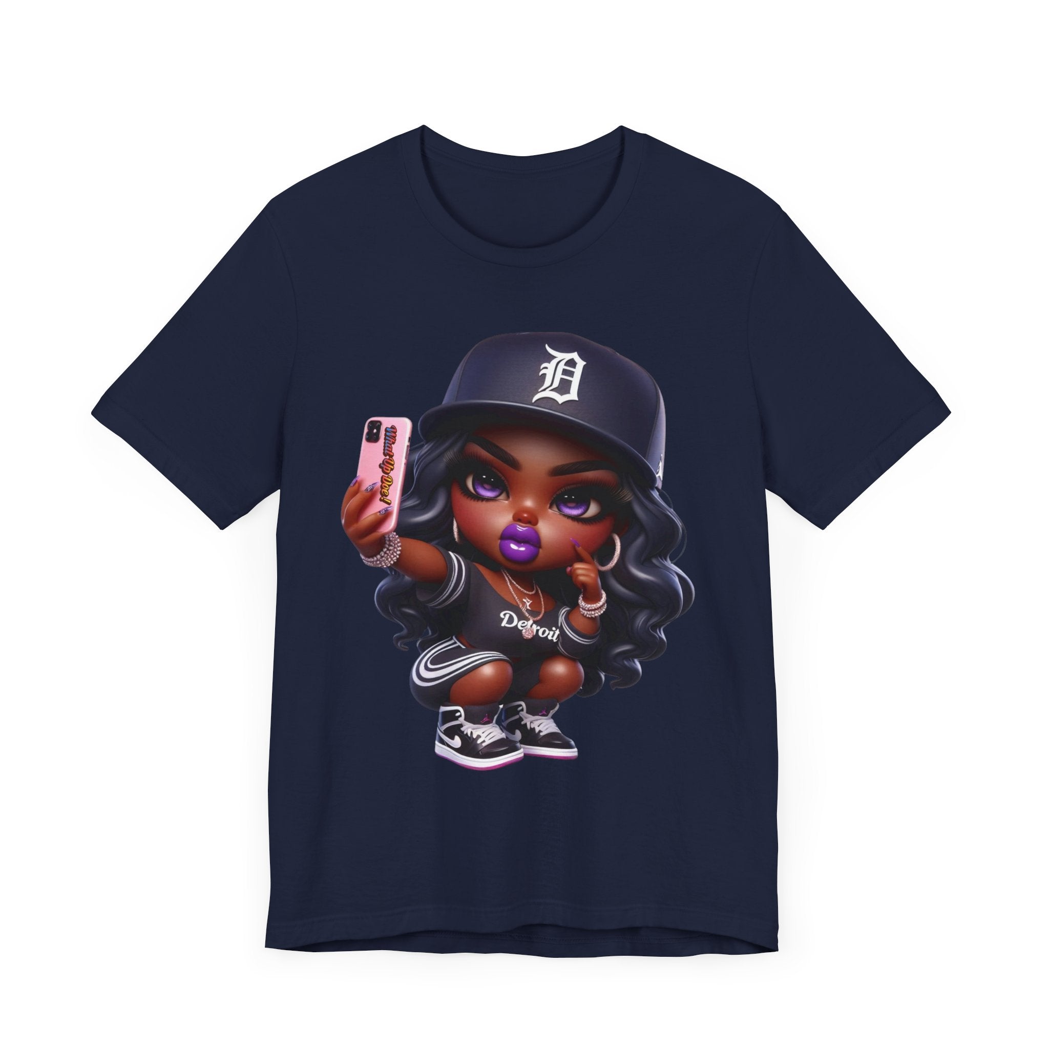 What Up Doe Trendy Graphic Tee for Selfie Lovers - Unisex Jersey Short Sleeve