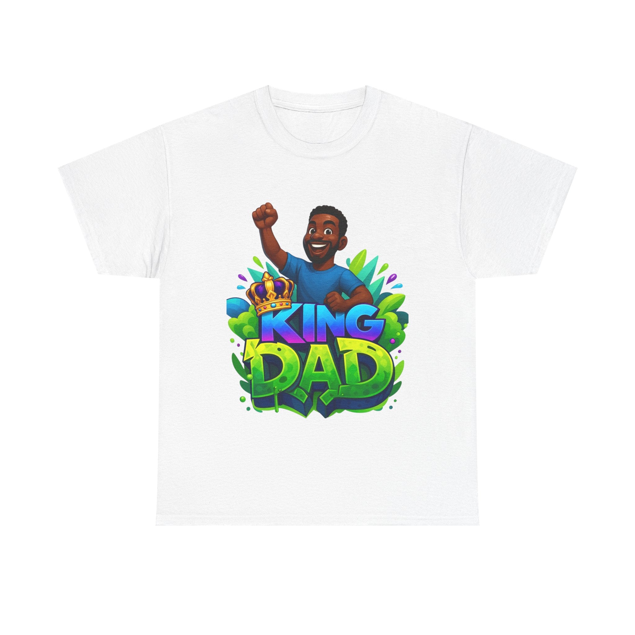 King Dad Unisex Tee, Father's Day Gift, Dad Shirt, Fun T-Shirt, Gift for Dad, Dad Apparel, Family Celebration Clothing