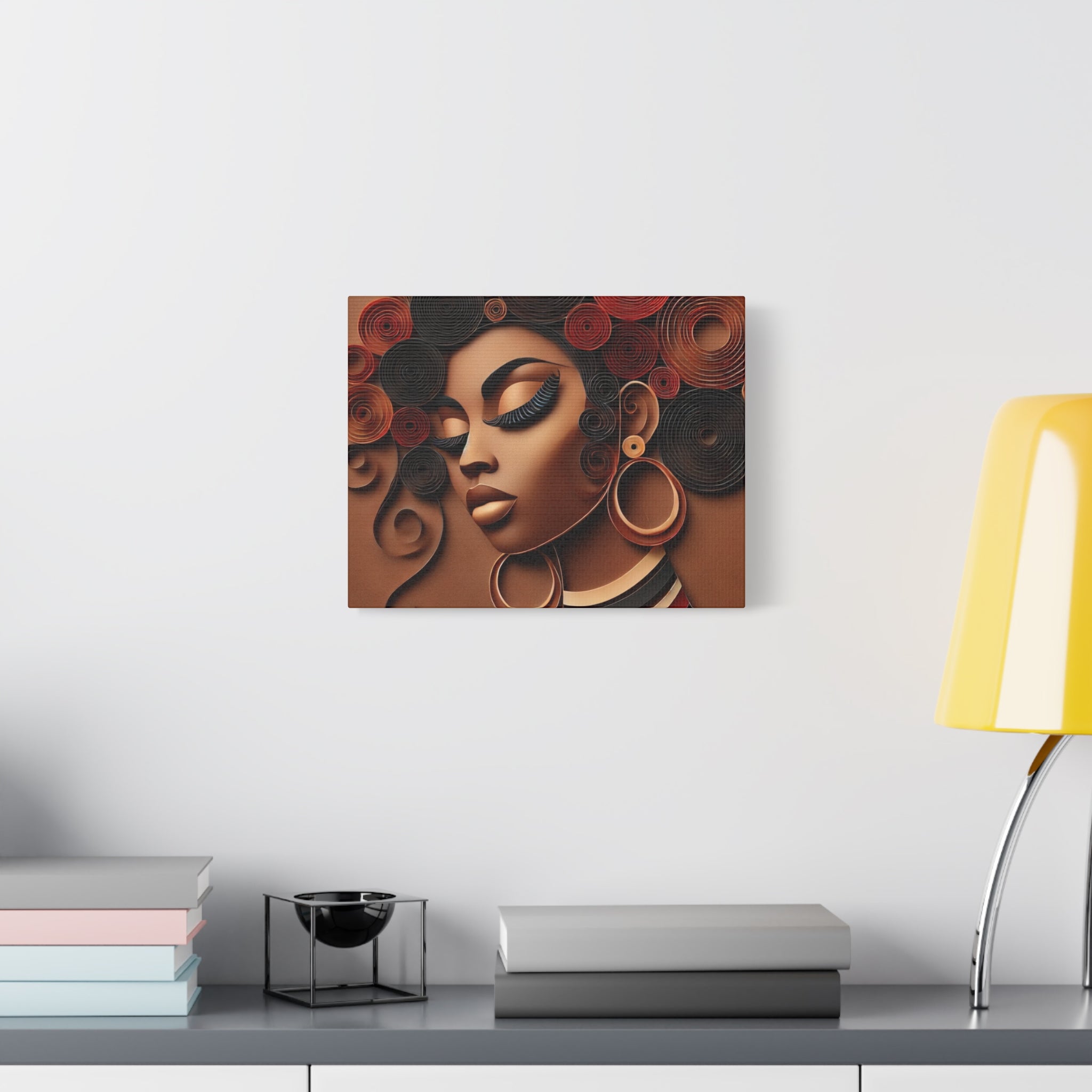Crowned in Heritage Canvas Art - Contemporary Portrait for Home Decor