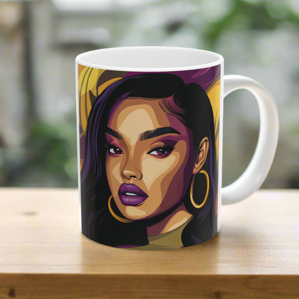 Beauty Ceramic Mug, (11oz, 15oz)