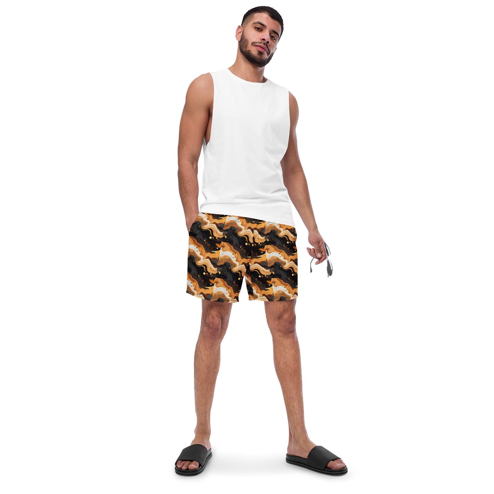 All Over Print Men's swim trunks - ShopEbonyMonique