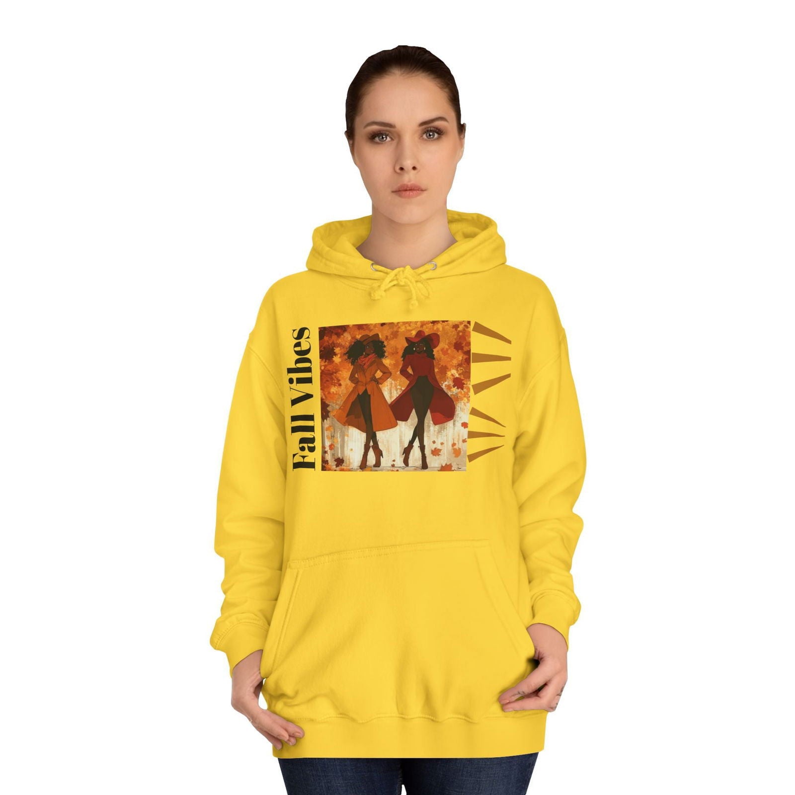 Autumn Chic Hoodie featuring African American Women - ShopEbonyMonique