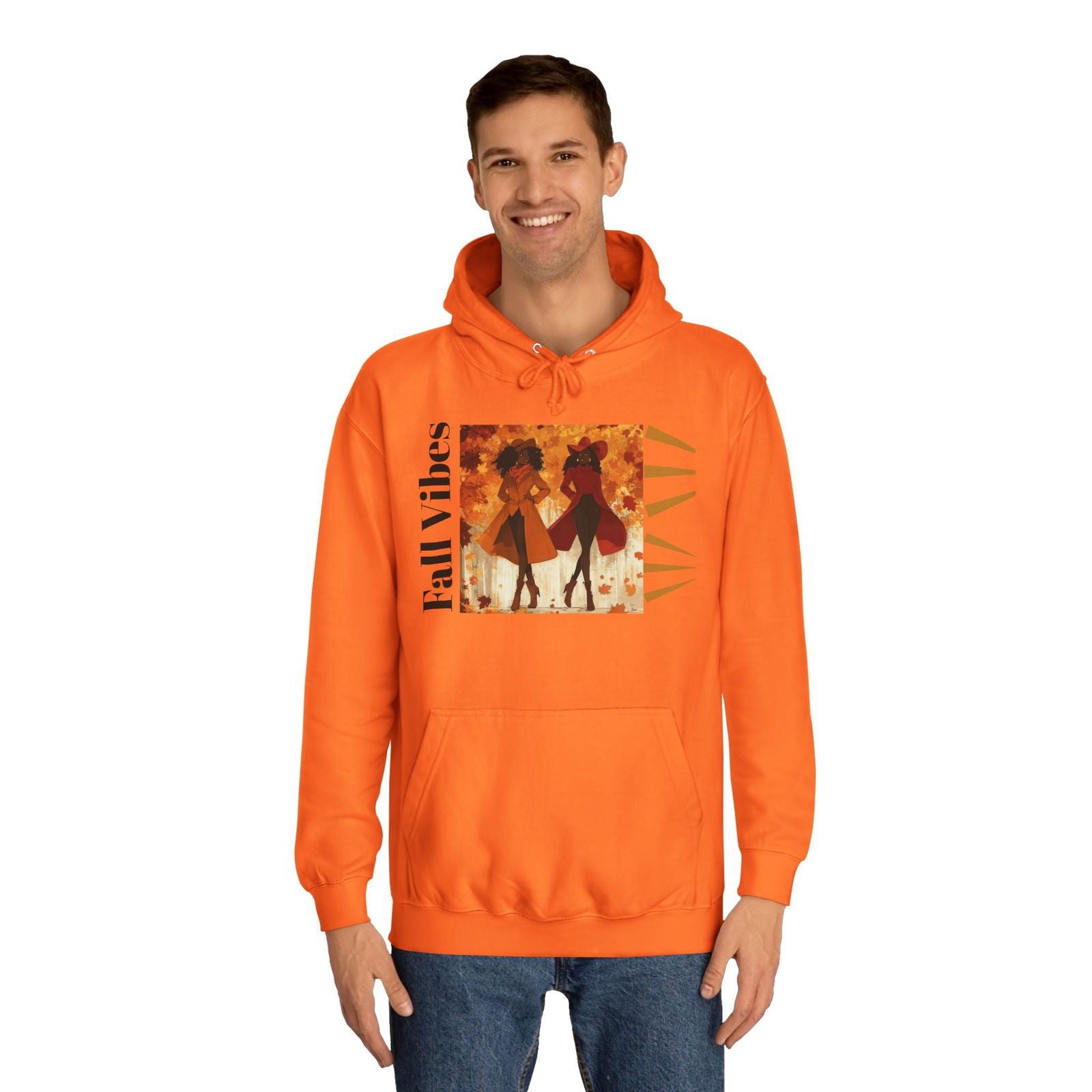 Autumn Chic Hoodie featuring African American Women - ShopEbonyMonique