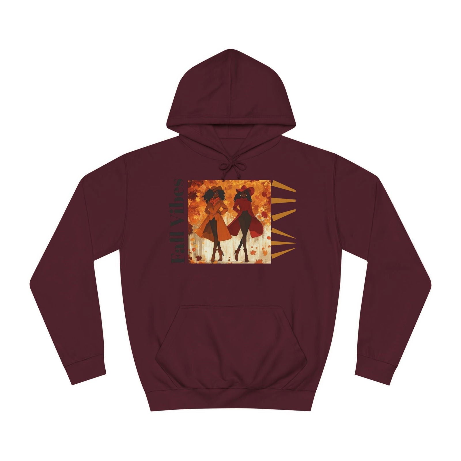 Autumn Chic Hoodie featuring African American Women - ShopEbonyMonique