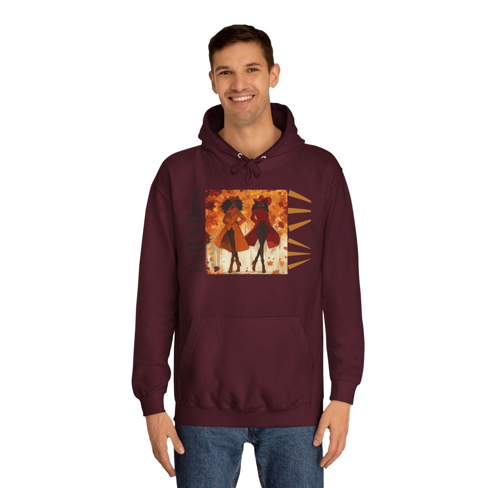 Autumn Chic Hoodie featuring African American Women - ShopEbonyMonique