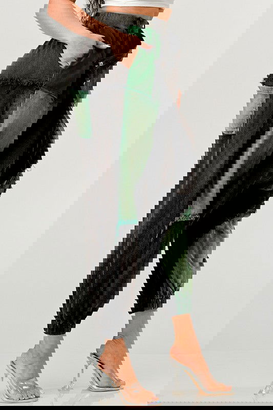 Autumn Punk Style Loose Washed Pants - ShopEbonyMonique