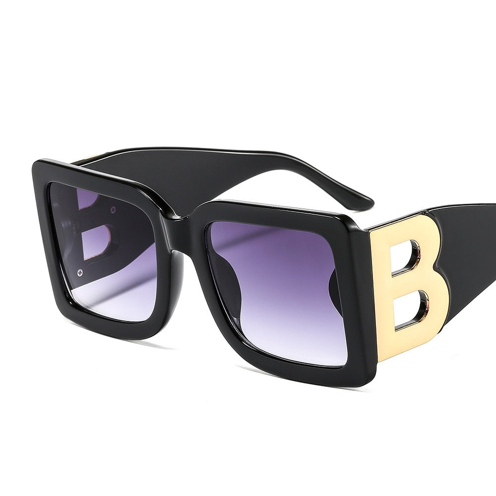 B Girl Retro Frame Sun Glasses - ShopEbonyMonique