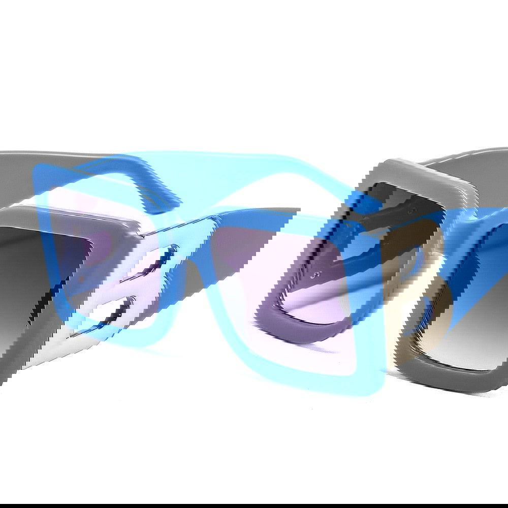 B Girl Retro Frame Sun Glasses - ShopEbonyMonique