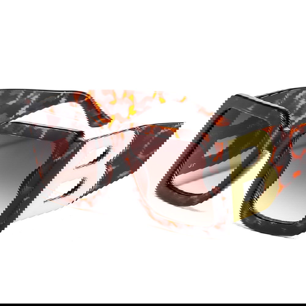 B Girl Retro Frame Sun Glasses - ShopEbonyMonique