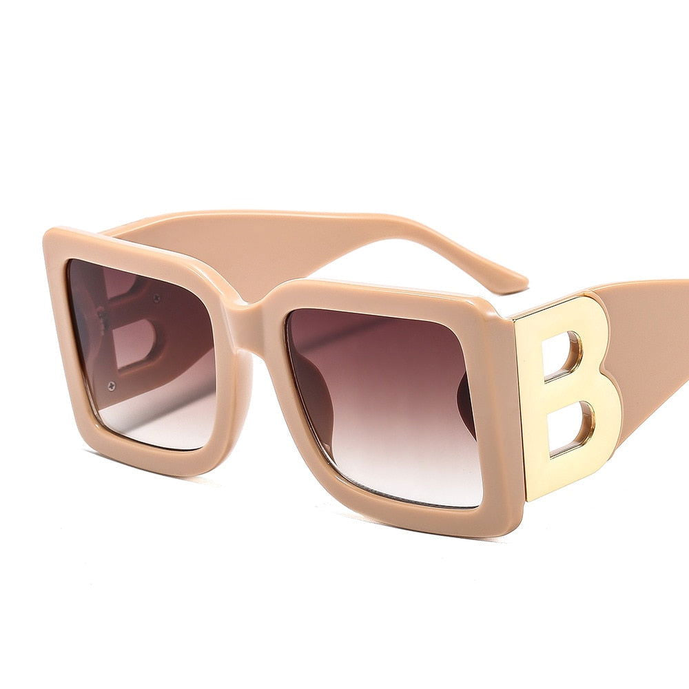 B Girl Retro Frame Sun Glasses - ShopEbonyMonique