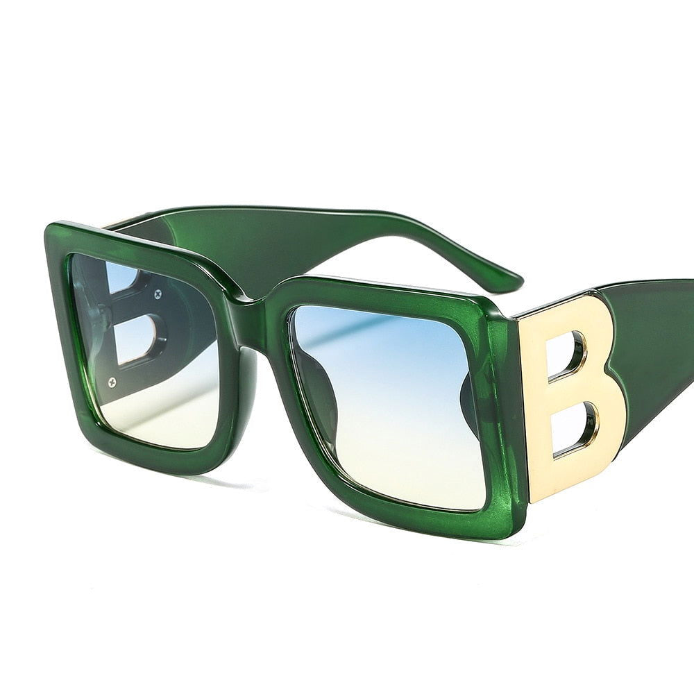 B Girl Retro Frame Sun Glasses - ShopEbonyMonique