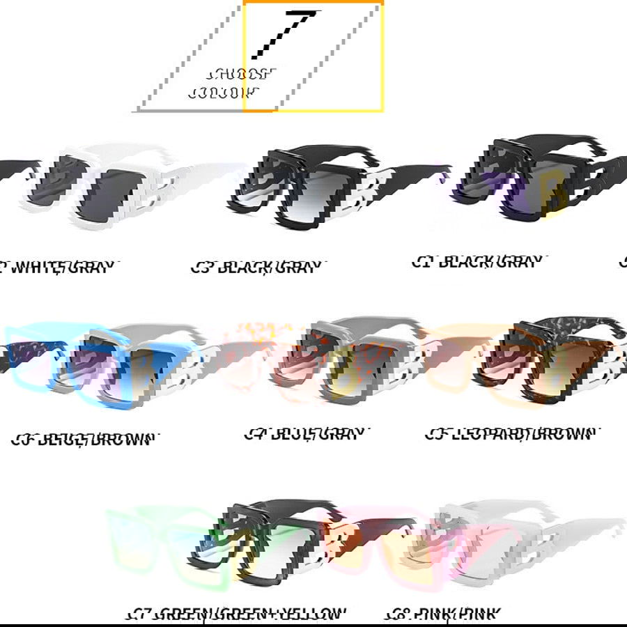 B Girl Retro Frame Sun Glasses - ShopEbonyMonique