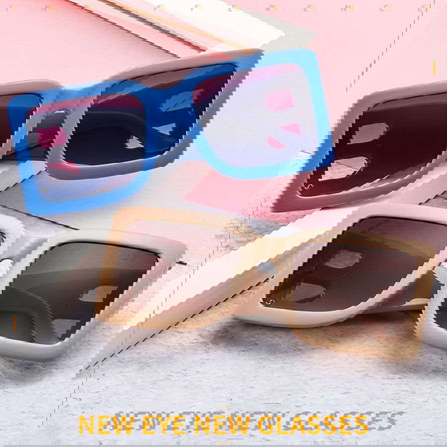 B Girl Retro Frame Sun Glasses - ShopEbonyMonique