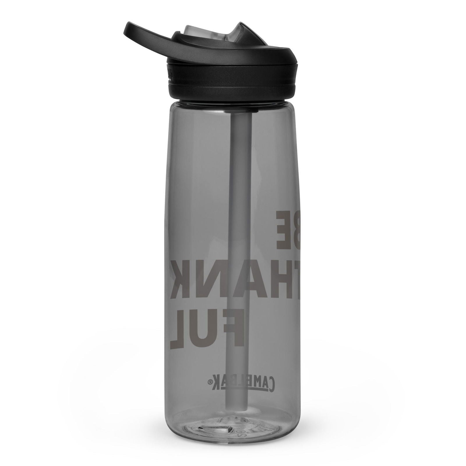 Be Thankful Sports water bottle - ShopEbonyMonique