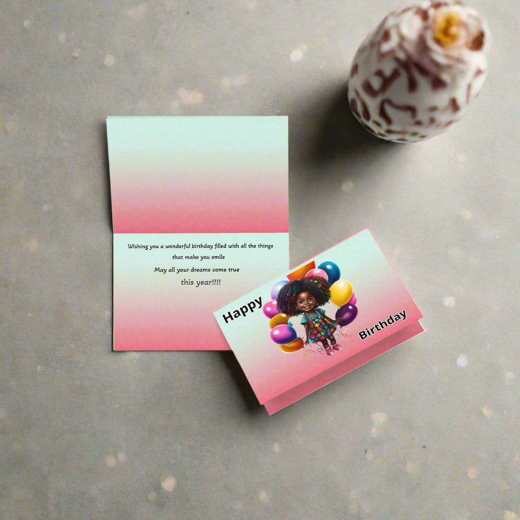 Birthday Girl Greeting card - ShopEbonyMonique