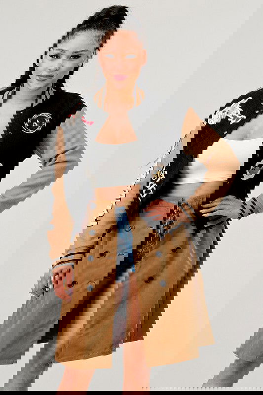 Black Queen letterman Jacket - ShopEbonyMonique