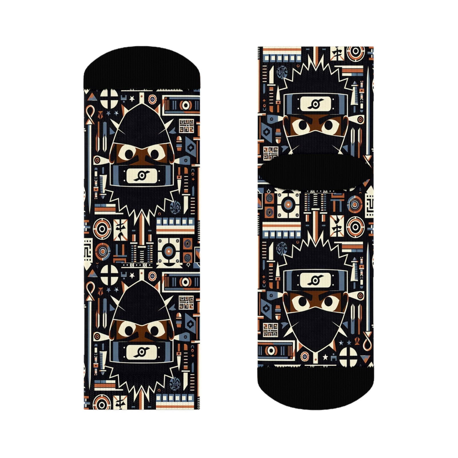 Black Rosenthal - Crew Socks - ShopEbonyMonique