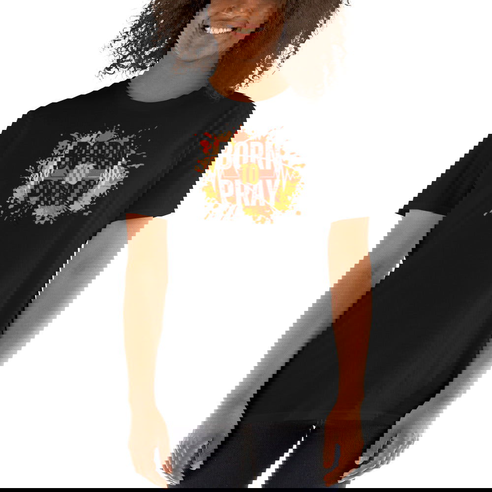 Born to Pray Short-Sleeve Unisex T-Shirt - ShopEbonyMonique