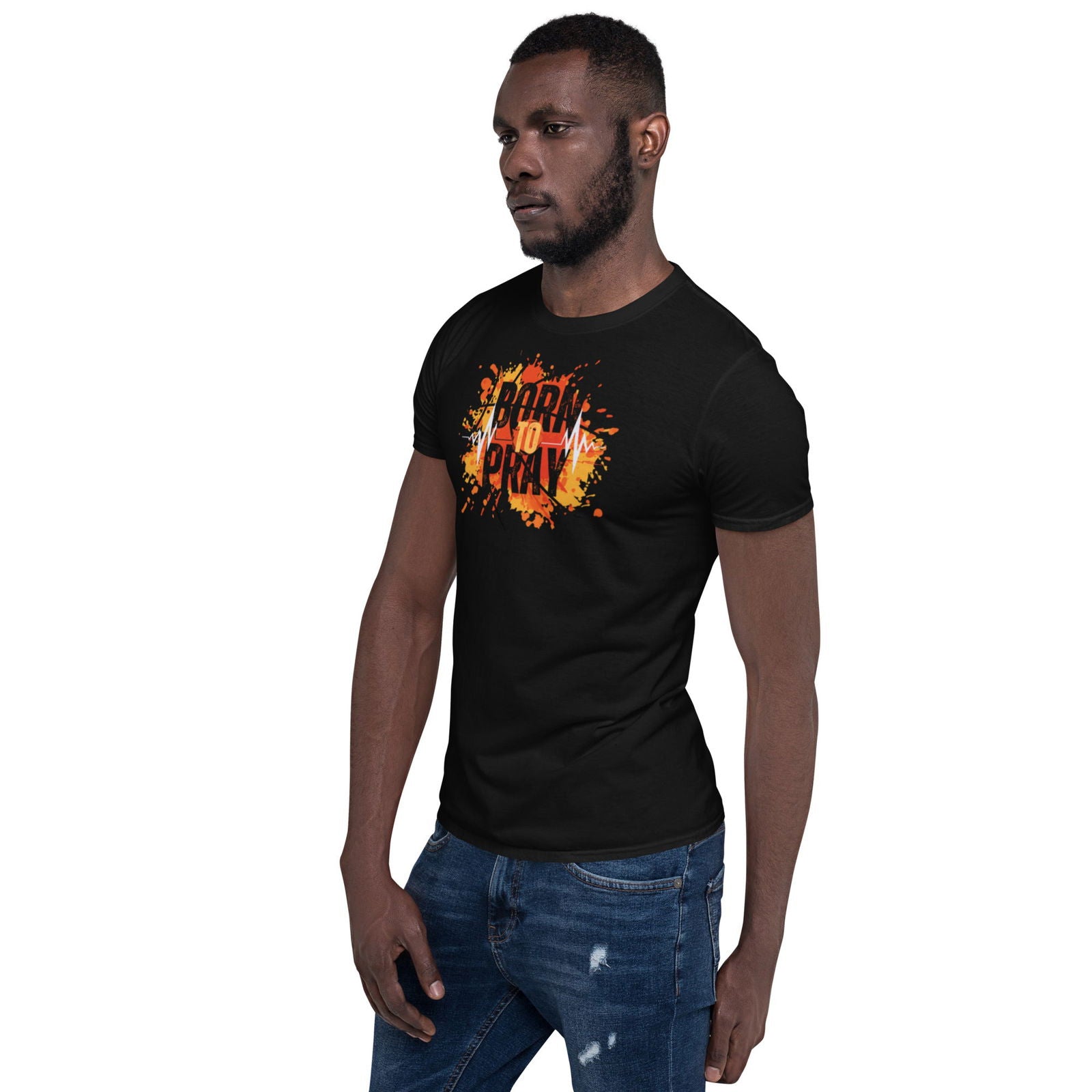 Born to Pray Short-Sleeve Unisex T-Shirt - ShopEbonyMonique