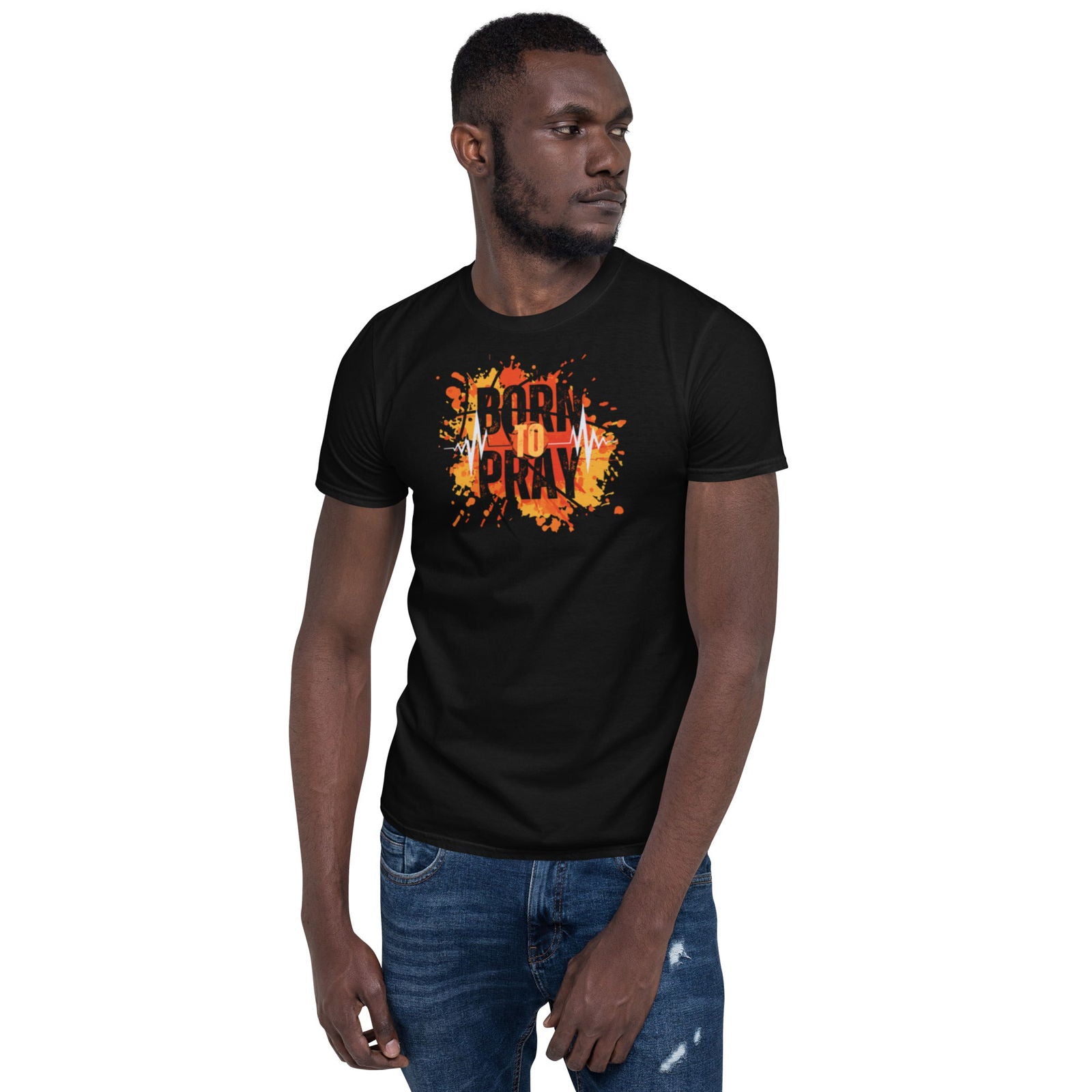 Born to Pray Short-Sleeve Unisex T-Shirt - ShopEbonyMonique