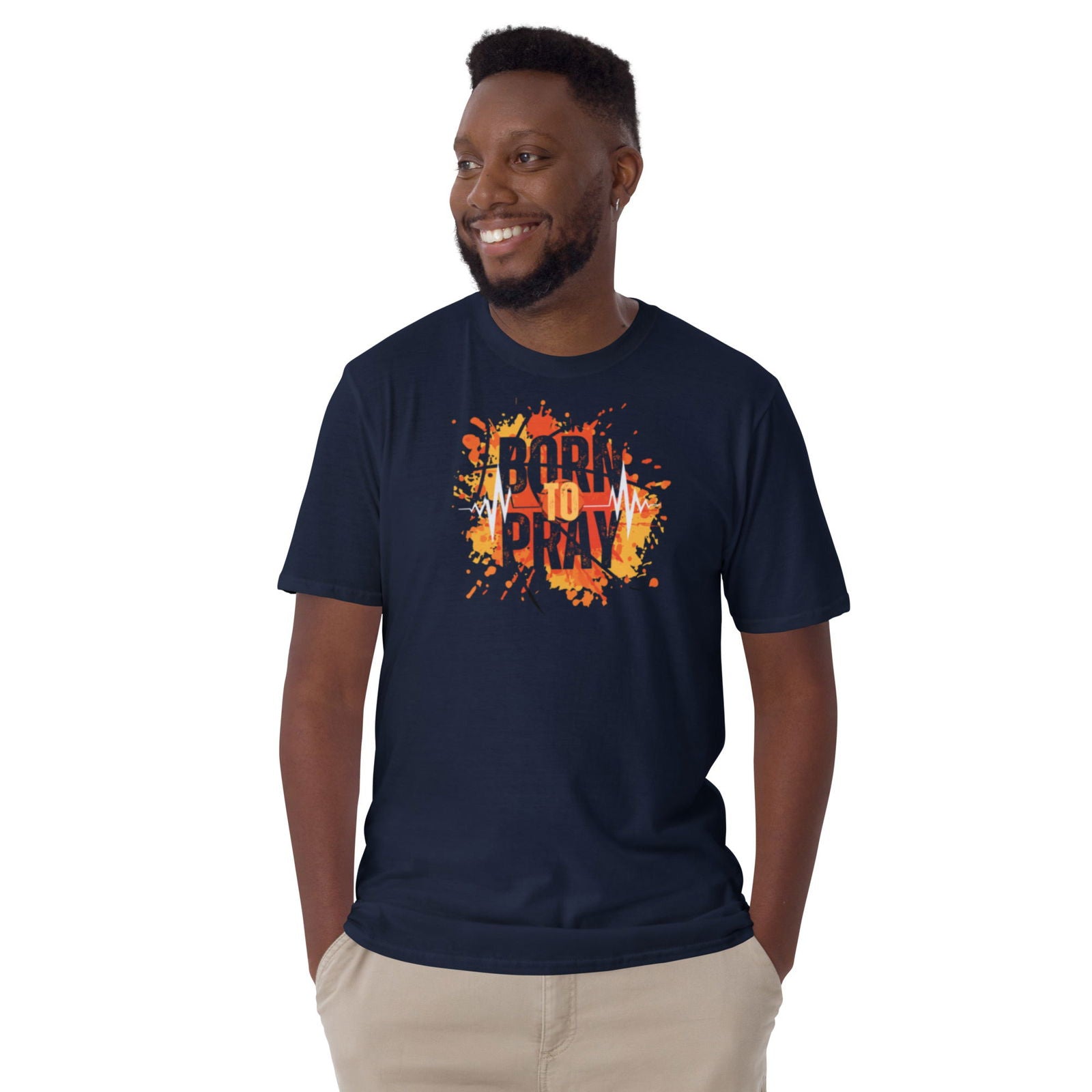 Born to Pray Short-Sleeve Unisex T-Shirt - ShopEbonyMonique