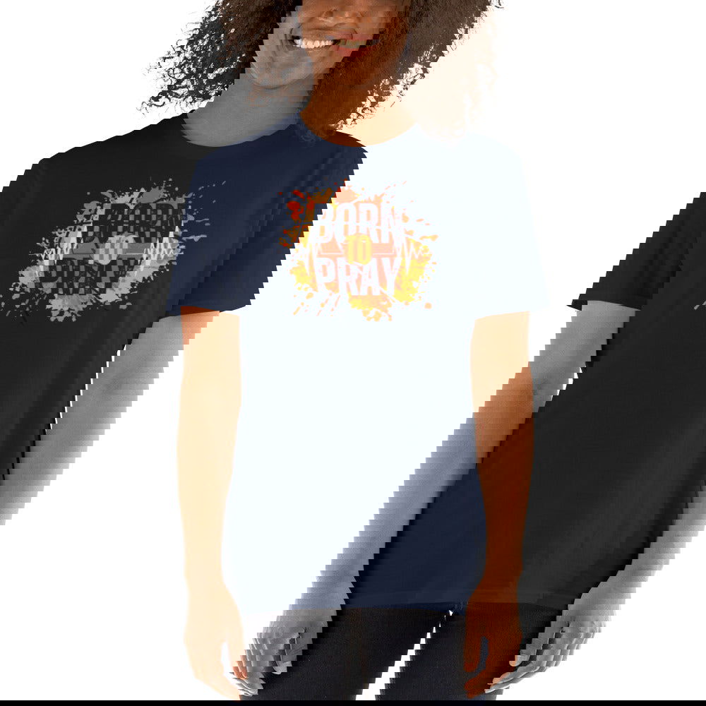 Born to Pray Short-Sleeve Unisex T-Shirt - ShopEbonyMonique