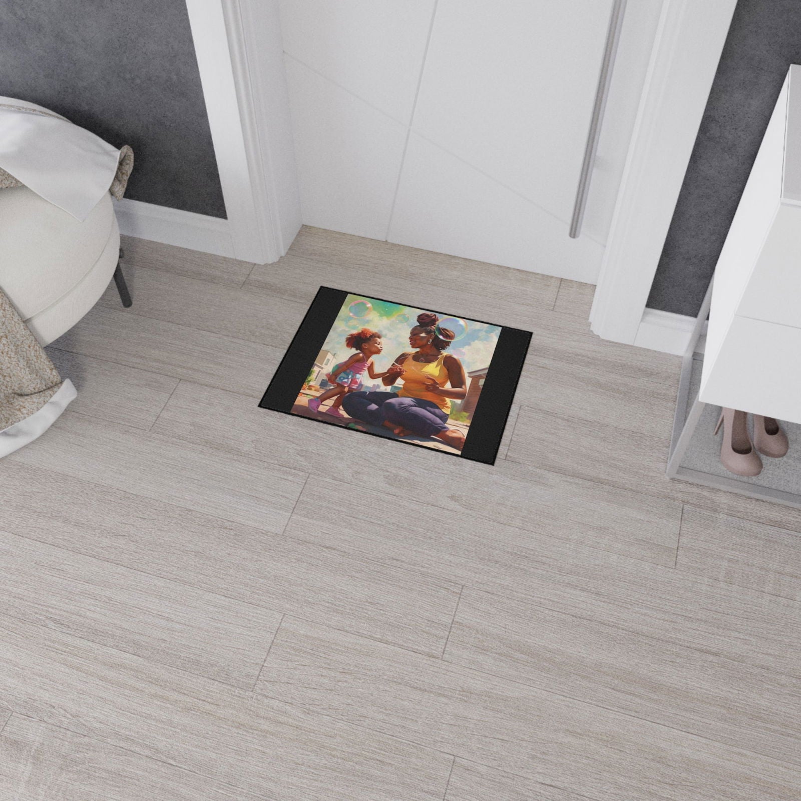 Bubbles Heavy Duty Floor Mat - ShopEbonyMonique