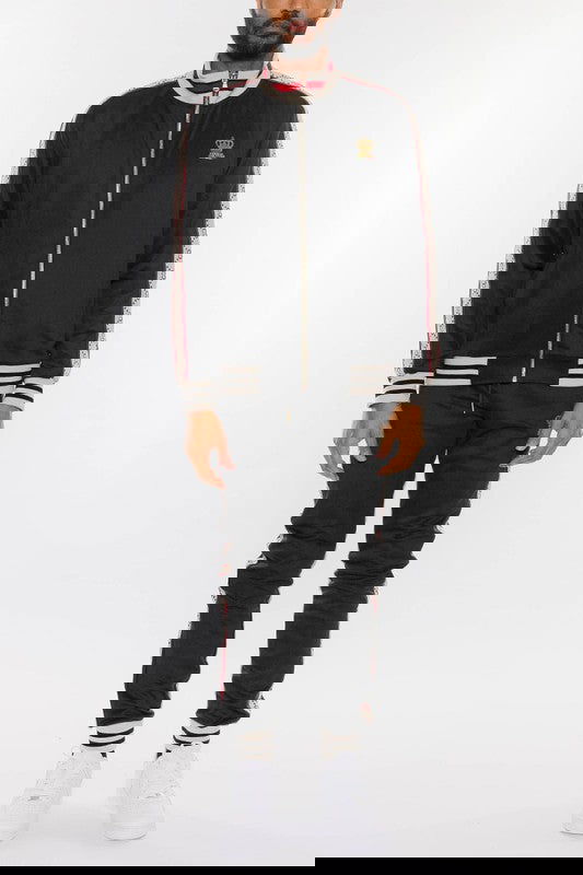 CC Logo Track Jacket and Pant Set - ShopEbonyMonique