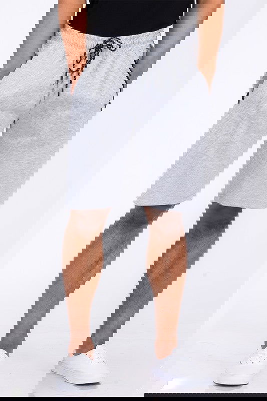 COTTON BLEND LOUNGE SWEAT SHORTS - ShopEbonyMonique