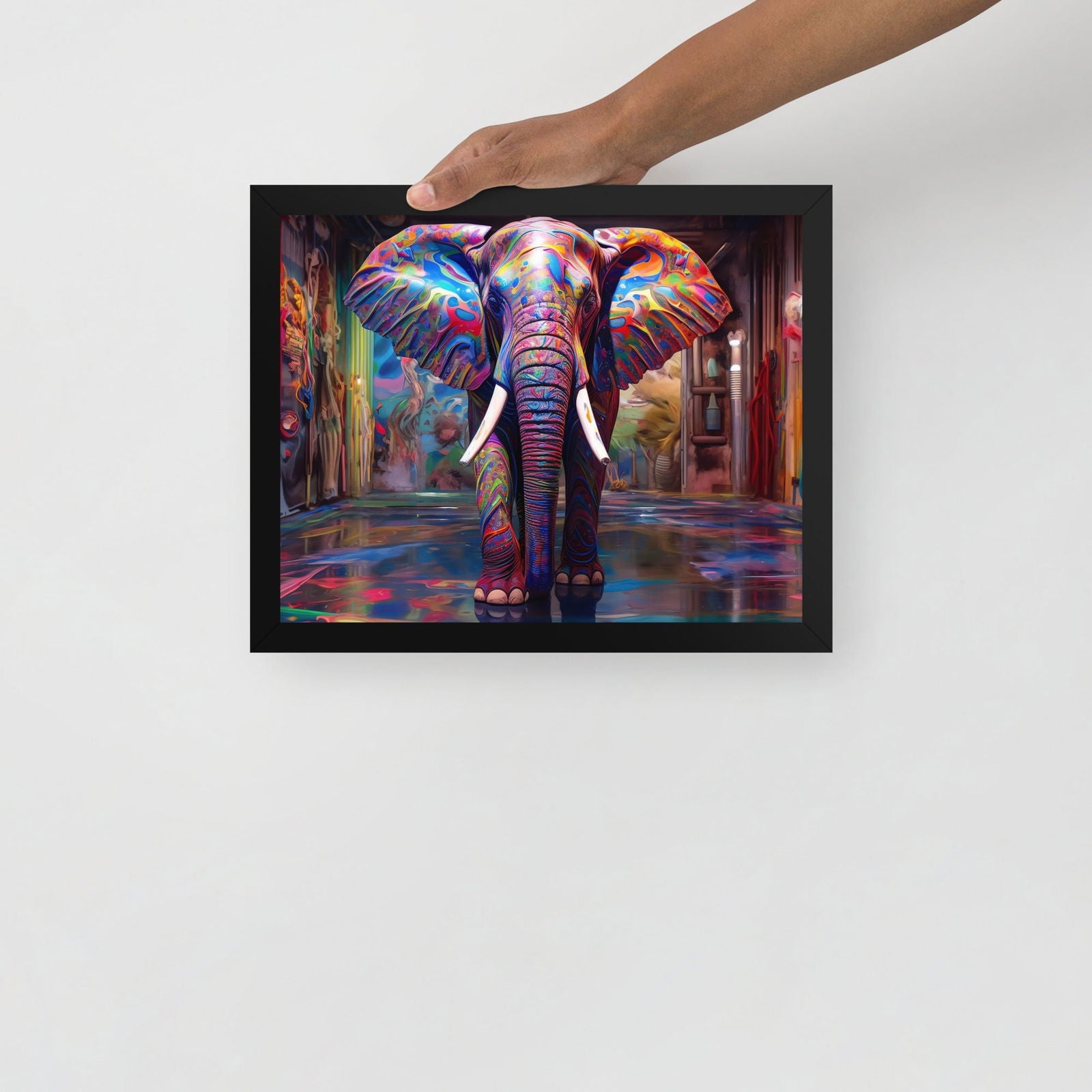 Collection Elephant Framed Poster - ShopEbonyMonique