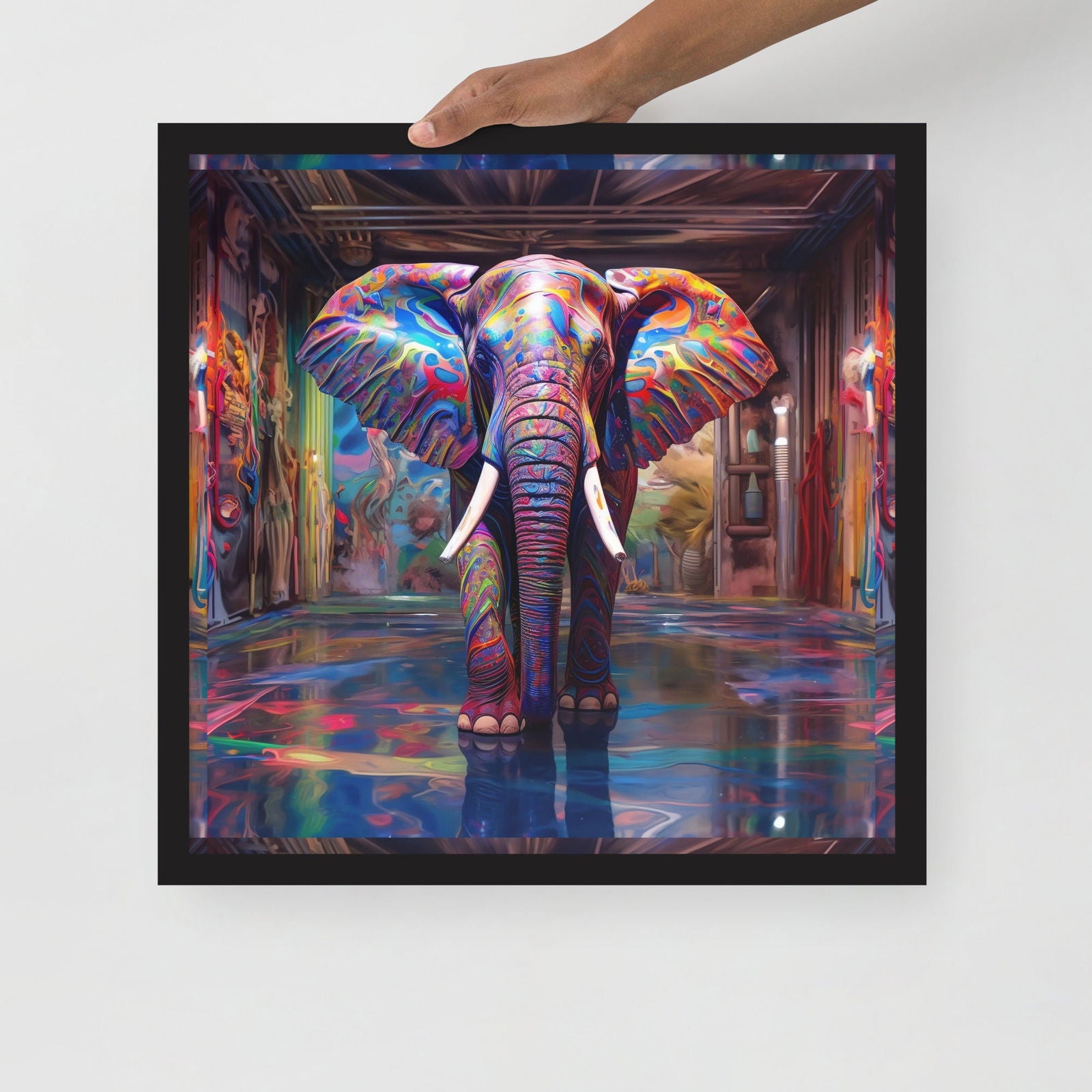 Collection Elephant Framed Poster - ShopEbonyMonique