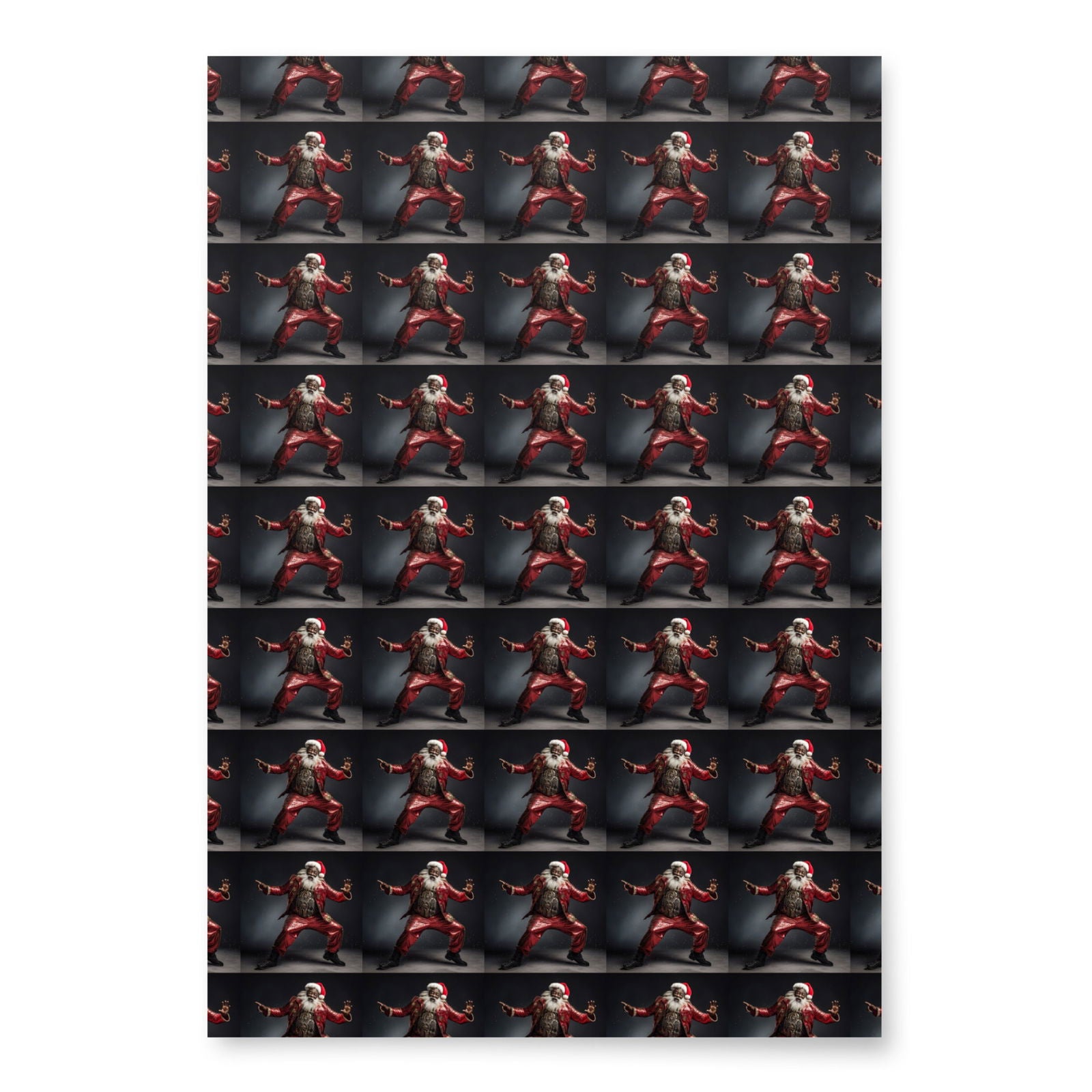Dance Santa Wrapping paper sheets - ShopEbonyMonique