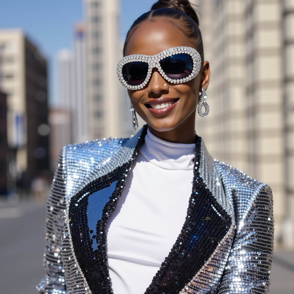 Designer Bling Y2K Sunglasses - ShopEbonyMonique