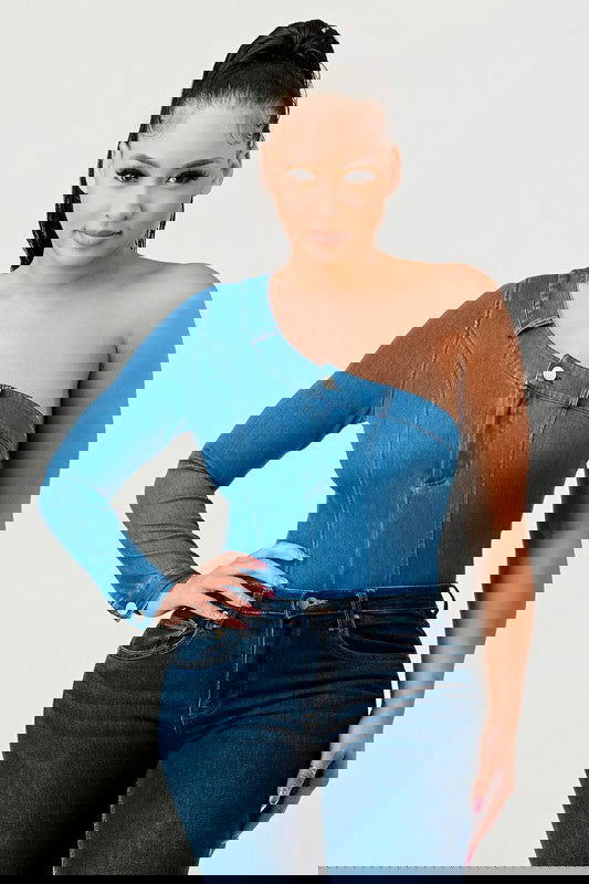 EM DENIM BODYSUIT - ShopEbonyMonique