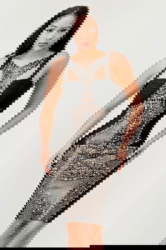 EM Dark Aztec Dress - ShopEbonyMonique