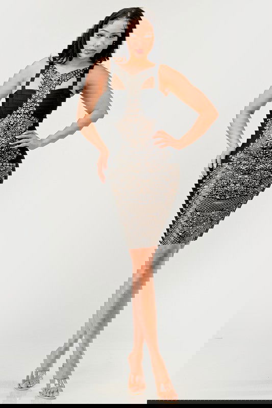 EM Dark Aztec Dress - ShopEbonyMonique