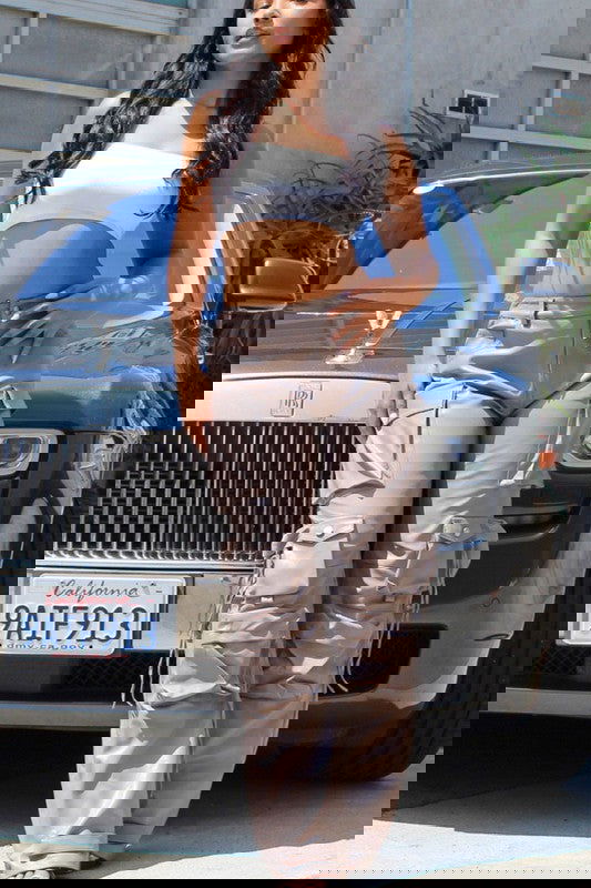 EM FAMOUS PU LEATHER CARGO PANTS - ShopEbonyMonique