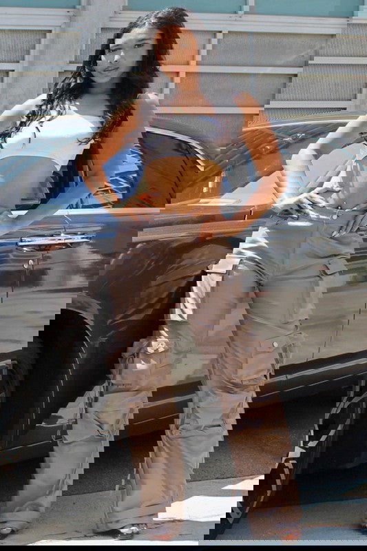 EM FAMOUS PU LEATHER CARGO PANTS - ShopEbonyMonique