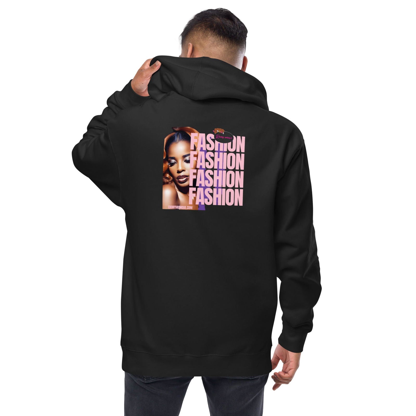 EM Fleece Zip Up Hoodie - ShopEbonyMonique